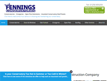 Tablet Screenshot of davidfenningsconservatories.com